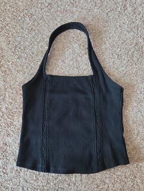 American Eagle Lace Halter Tank Top